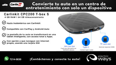 Box o Dongle CarPlay Inalámbrico Carlinkit  CPC200 T-box S