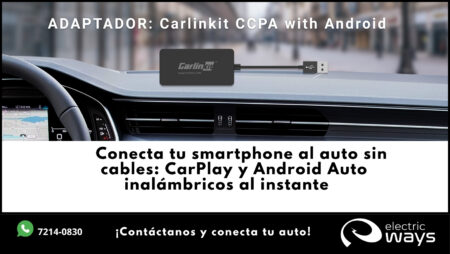 Adaptador inalámbrico CarPlay Android Auto: Carlinkit CCPA