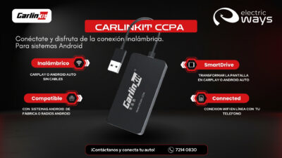 Adaptador inalámbrico CarPlay Android Auto: Carlinkit CCPA