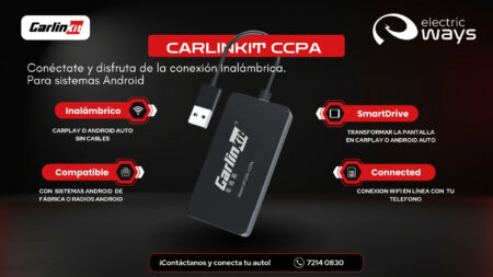 Adaptador inalámbrico CarPlay Android Auto: Carlinkit CCPA