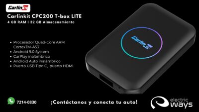Box o Dongle CarPlay Inalámbrico Carlinkit CPC200 T-box Lite