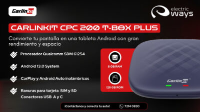 Box o Dongle CarPlay Inalámbrico Carlinkit CPC200 T-box Plus