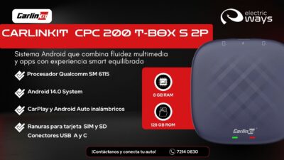Box o Dongle CarPlay Inalámbrico Carlinkit CPC200 T-box S 2P