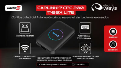 Box o Dongle CarPlay Inalámbrico Carlinkit CPC200 T-box Lite